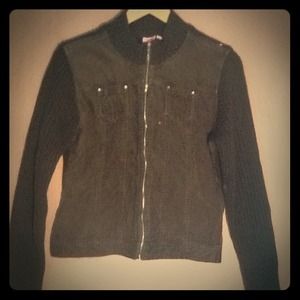 Olive Green Jacket "for fabulous girls"