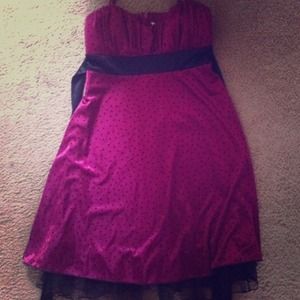 Pink party dress