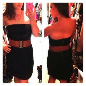 SOLD❗ Strapless Denim Minidress