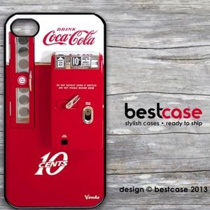 Vintage Coca Cola Machine cover iphone 4, 4S or 5