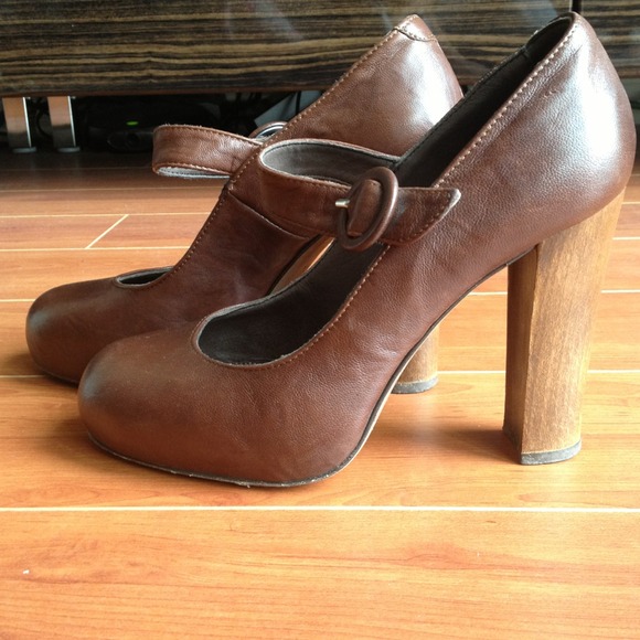 joie Shoes | Dark Brown Mary Jane Heels | Poshmark