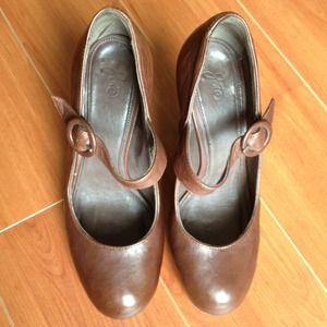 joie Shoes | Dark Brown Mary Jane Heels | Poshmark