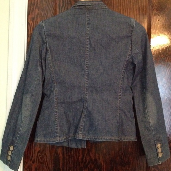 "Banana Republic" Denim Blazer - Picture 2 of 2