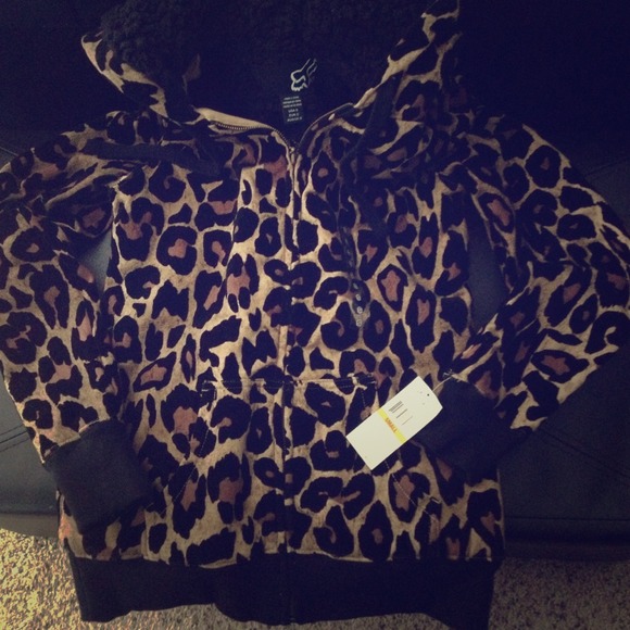 Leopard print hoodie