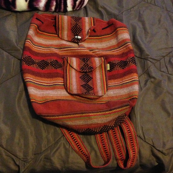 Tribal print backpack