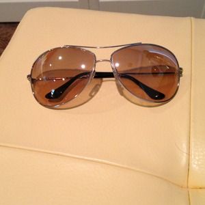 Ray Ban silver aviator sunglasses