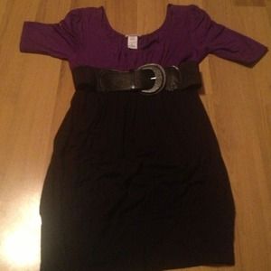 Body Central purple black dress