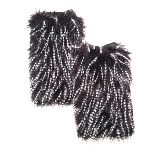 Fur leg warmers & boot covers.