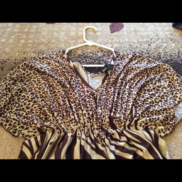 Adorable animal print shirt! Reserved! - Picture 2 of 2