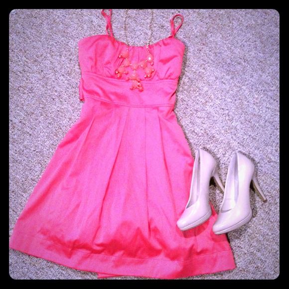 Bright Coral Dress