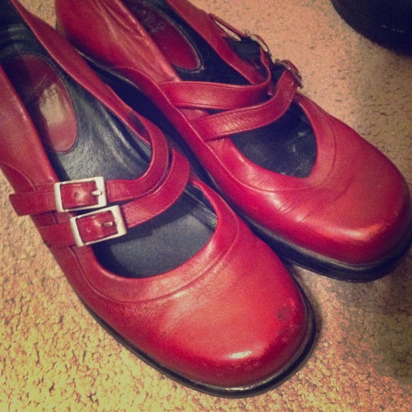 Red DANSKO Mary Janes! Reduced to $17