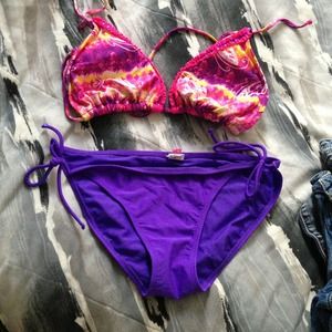 Two piece bathing suit