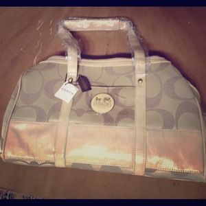 Tan Coach Purse Replica
