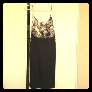 Ruffle top dress A line