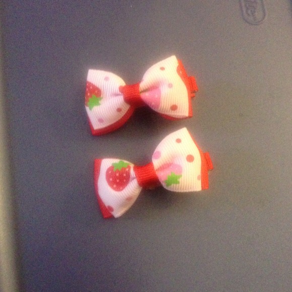 Strawberry Hair Clips