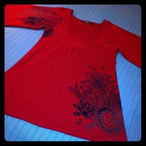 Red/Maroon Sweater Dress