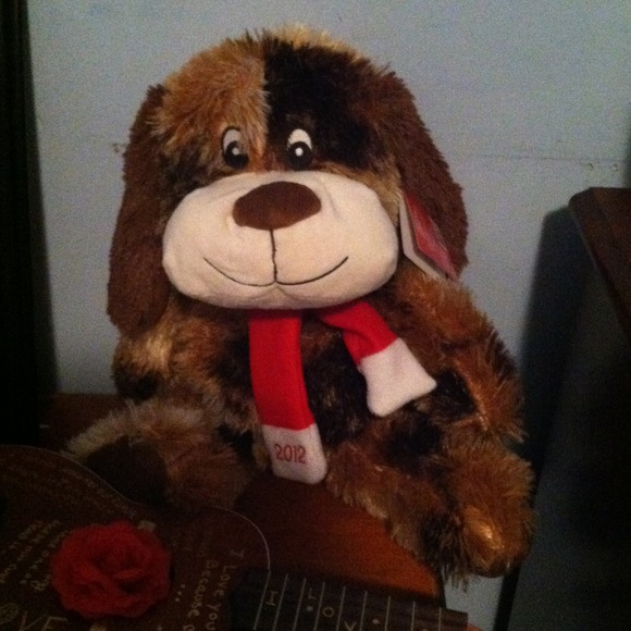 Cute dog stuffed animal
