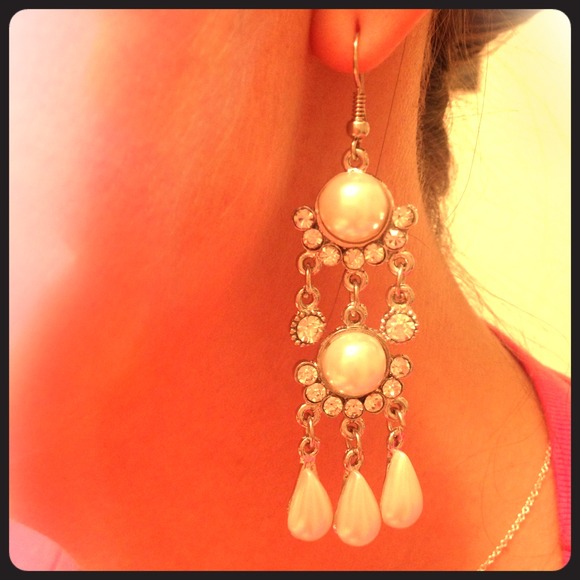 Pearl earrings