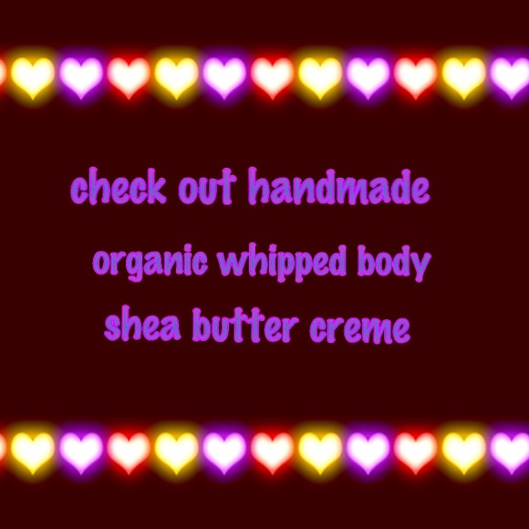 Handmade whipped body creme