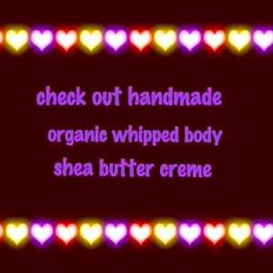 Handmade whipped body creme