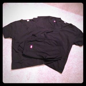 *Hold* Dickies Black Scrubs.