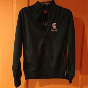 MICHIGAN STATE zip up size large