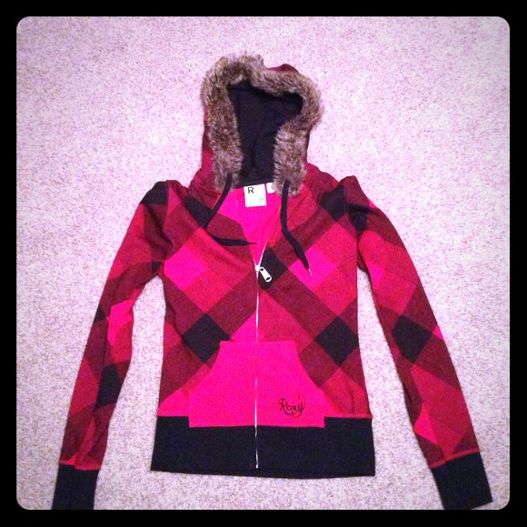 BUNDLE FOR CASEYRed and black  Roxy swea