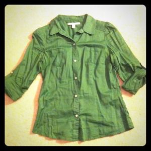 Kelly Green Old Navy Oxford Shirt