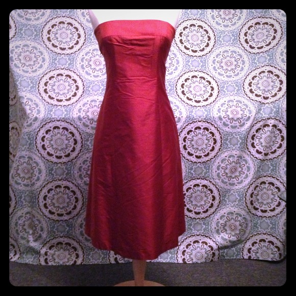 Aria Dresses & Skirts - Red Dress the fabric is 100% silk