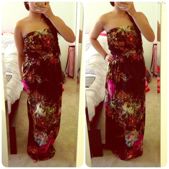 Floral maxi dress
