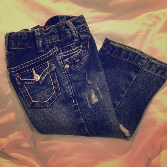 SOLD!!!! Cruel Girl distressed bootcut jeans