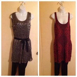 Bundled Baroque Deluxe Dress & Silver Party Dress