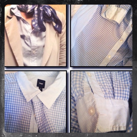 CLOSING SALE Unisex Boyfriend Button-Down-NWOT - Picture 3 of 3