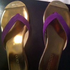 Jimmy CHOO 121 Pence in Suede Purple