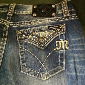 RESERVED @amandak77 MISS ME Jeans Straight Leg 32