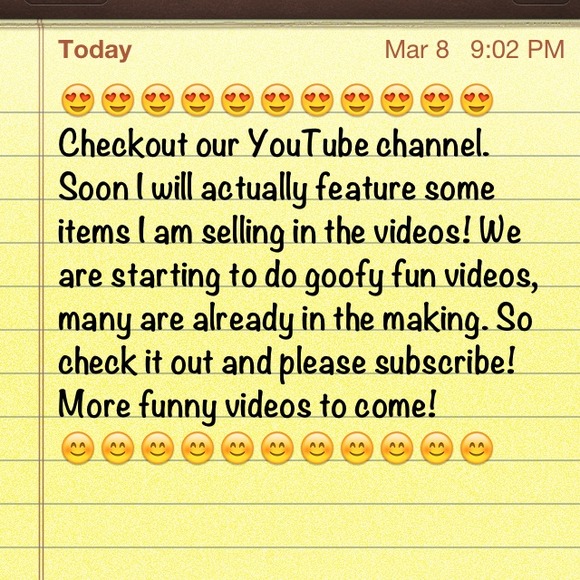 YouTube- address linked at very top of closet