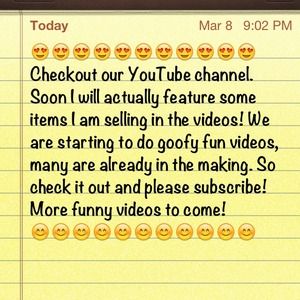 YouTube- address linked at very top of closet