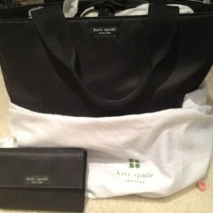 Kate spade bucket purse and wallet