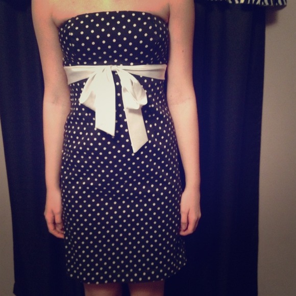 Black and White Pot a Dot Dress