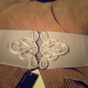BLING accent stretch belt, add some sparkle!