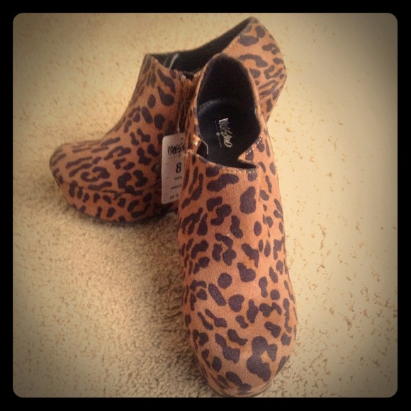 ✨Leopard Print Booties✨❌price reduced❌