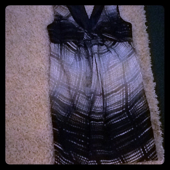 I'm selling a Calvin Klein Black and Gray Dress
