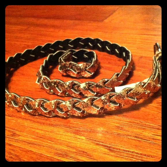 Thin sparkly gold belt. Gift with purchase!