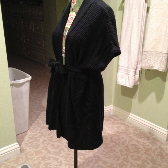 Black knit cardigan kimono-esk - Picture 2 of 3