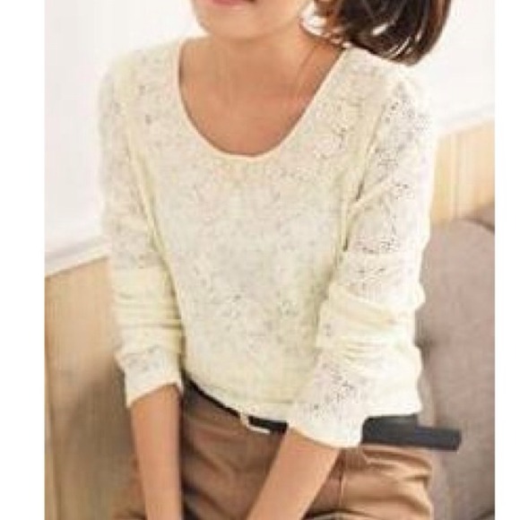 Tops - Ivory Lace Top