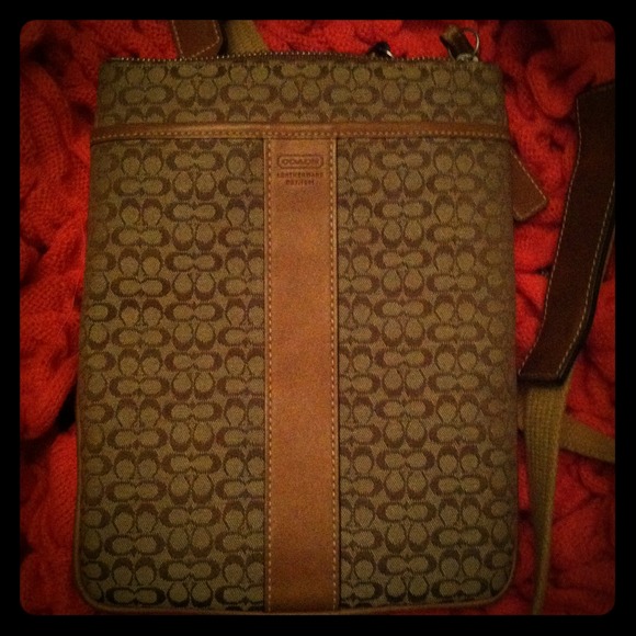 Authentic Coach cross body bag