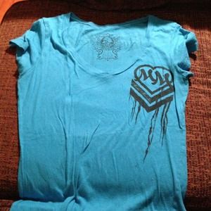 Metal Mulisha bright blue t-shirt