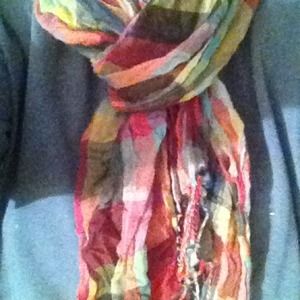 American Eagle Plaid Scarf