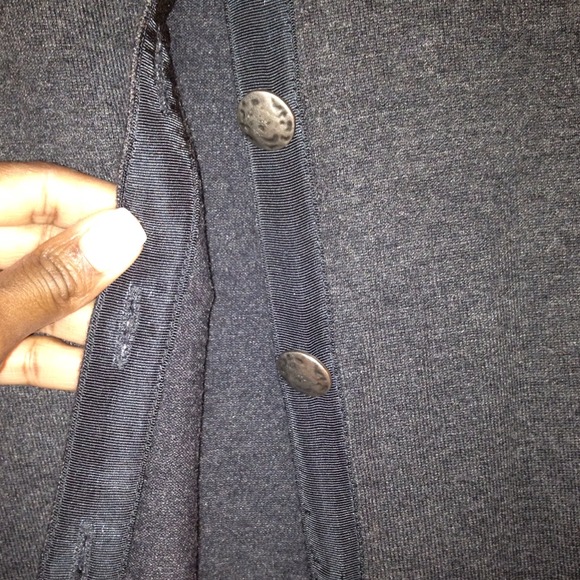 NWOT! Detailed Button Down Cardigan with Grommets - Picture 2 of 4