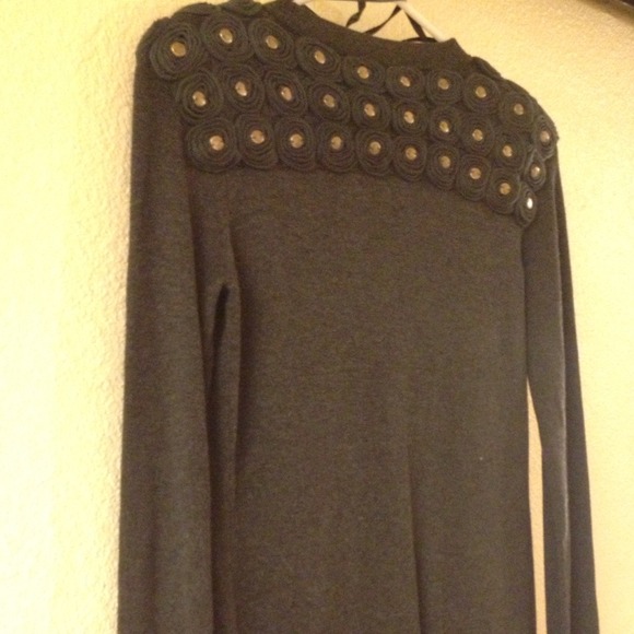 NWOT! Detailed Button Down Cardigan with Grommets - Picture 4 of 4